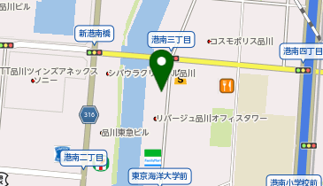 C5-46.ウエリスアーバン品川タワー (ドコモ・バイクシェア)の地図画像