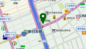 B1-27.日本橋本町4丁目 (ドコモ・バイクシェア)の地図画像