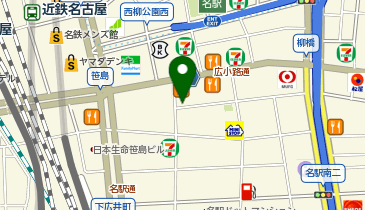172.名鉄協商パーキング笹島第7 (カリテコバイク)の地図画像