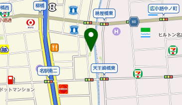 173.納屋橋きらめき広場 (カリテコバイク)の地図画像