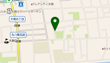 H1-167.大島八丁目公園 (ドコモ・バイクシェア)の地図画像