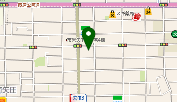 R-33.ローソン矢田一丁目店 (ドコモ・バイクシェア)の地図画像