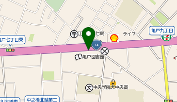 H1-169.セブンイレブン江東亀戸7丁目東店 (ドコモ・バイクシェア)の地図画像