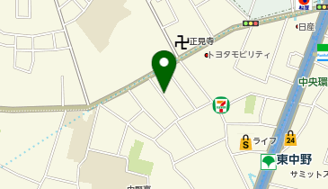 N3-17.東中野3丁目 (ドコモ・バイクシェア)の地図画像