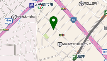 Z-05.守口市平代町11-6 (ドコモ・バイクシェア)の地図画像