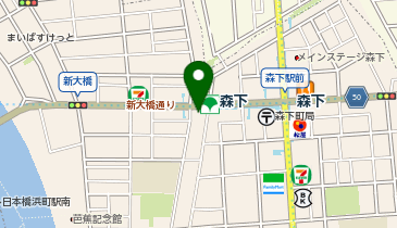 H1-173.森下駅前 (ドコモ・バイクシェア)の地図画像