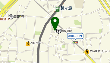 G1-01.鐘ヶ淵駅南自転車駐車場 (ドコモ・バイクシェア)の地図画像