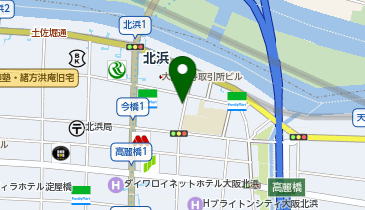 B-05.EM北浜ビル (ドコモ・バイクシェア)の地図画像