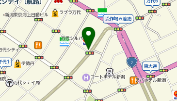 25.ガルベストン通り (にいがた2kmシェアサイクル)の地図画像