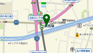 I1-99.北品川2丁目 (ドコモ・バイクシェア)の地図画像