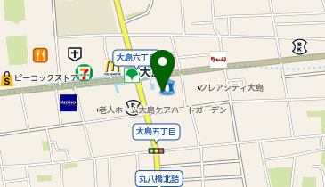 H1-175.ダイアパレス大島駅前 (ドコモ・バイクシェア)の地図画像