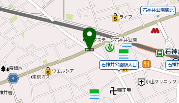 T2-51.練馬区役所石神井庁舎 (ドコモ・バイクシェア)の地図画像