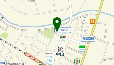 【M-005】中山駅北口駐輪場 (ドコモ・バイクシェア)の地図画像