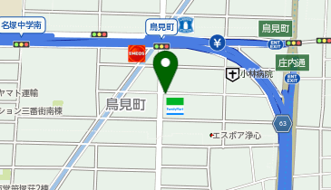 222.ファミリーマート鳥見町二丁目店 (カリテコバイク)の地図画像