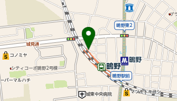 L-01.鴫野駅 (ドコモ・バイクシェア)の地図画像