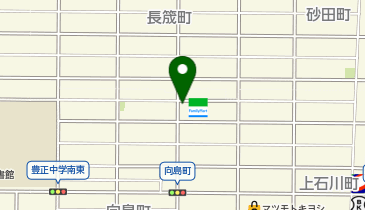 253.ファミリーマート中村向島店 (カリテコバイク)の地図画像