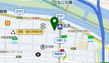 B-23.北浜中央ビル (ドコモ・バイクシェア)の地図画像