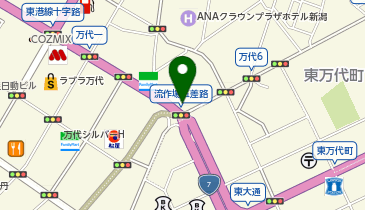 03万代5丁目アパホテル前 (にいがた2kmシェアサイクル)の地図画像