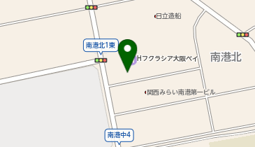 T-03.ホテルフクラシア大阪ベイ (ドコモ・バイクシェア)の地図画像