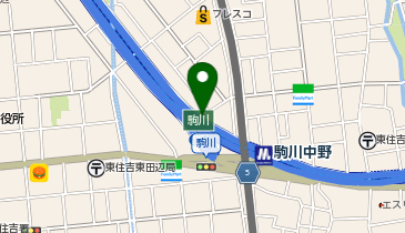 R-34.駒川中野駅駐輪場 (ドコモ・バイクシェア)の地図画像
