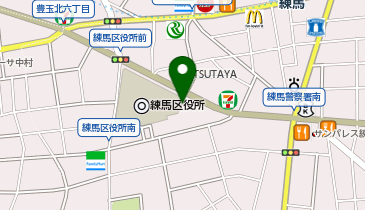 T3-17.練馬区役所東庁舎(第二) (ドコモ・バイクシェア)の地図画像