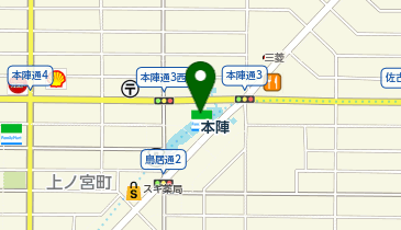 266.ファミリーマート本陣通店 (カリテコバイク)の地図画像