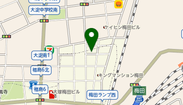 C-18.24/7Workout梅田店 (ドコモ・バイクシェア)の地図画像