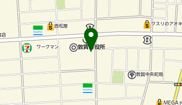 12.敦賀市役所 (つるがシェアサイクル)の地図画像