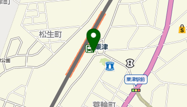 07.粟津駅【拠点ポート】 (こまつシェアサイクル)の地図画像