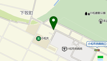 14.公立小松大学(末広キャンパス)【簡易ポート】 (こまつシェアサイクル)の地図画像