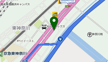 141.NTT神奈川新町ビル (ドコモ・バイクシェア)の地図画像