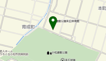 04.小松市末広体育館(義経アリーナ)【拠点ポート】 (こまつシェアサイクル)の地図画像