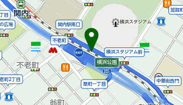 144.関内駅第三駐輪場 (ドコモ・バイクシェア)の地図画像