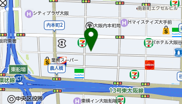 B-62.ウエリスタワー谷町四丁目 (ドコモ・バイクシェア)の地図画像