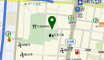 F-12.生玉公園 (ドコモ・バイクシェア)の地図画像