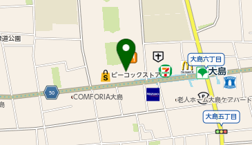 H1-184.UR大島六丁目団地(第一) (ドコモ・バイクシェア)の地図画像