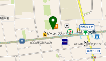 H1-185.UR大島六丁目団地(第二) (ドコモ・バイクシェア)の地図画像