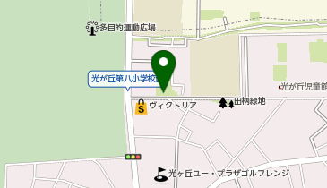 T1-16.ゆりの木通り南公園 (ドコモ・バイクシェア)の地図画像