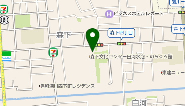 H1-187.森下文化センター (ドコモ・バイクシェア)の地図画像