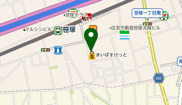 M6-17.笹塚一丁目駐輪場 (ドコモ・バイクシェア)の地図画像