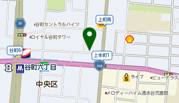 B-65.ビューテラス上町 (ドコモ・バイクシェア)の地図画像