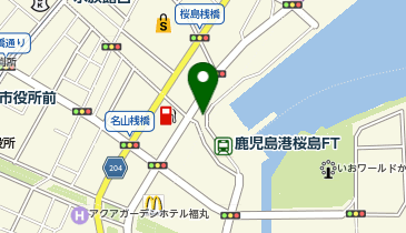 K1-17.桜島桟橋 (鹿児島市シェアサイクルかごりん)の地図画像