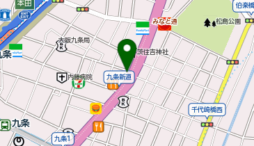 D-28.City Spire九条2 (ドコモ・バイクシェア)の地図画像