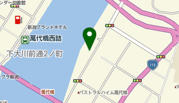 27.万代テラス (にいがた2kmシェアサイクル)の地図画像