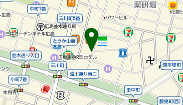 134.スマイルホテル広島 (ドコモ・バイクシェア)の地図画像