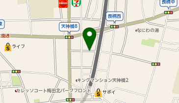 A-49.ピュアコート天神橋 (ドコモ・バイクシェア)の地図画像