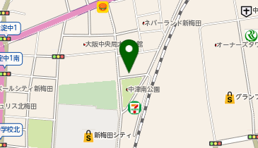 A-17.クレイドル梅田 (ドコモ・バイクシェア)の地図画像