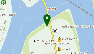 B4-27.リバーシティ西ブロック (ドコモ・バイクシェア)の地図画像