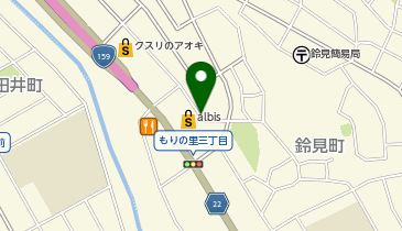 108.アルビスくらす杜の里店 (金沢まちのり)の地図画像