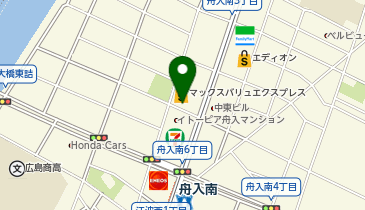 135.マックスバリュエクスプレス舟入南店 (ドコモ・バイクシェア)の地図画像